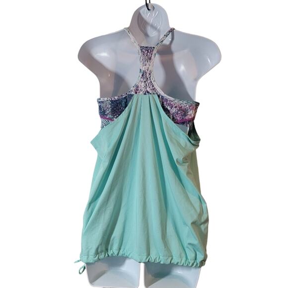 Fabletics Norwalk Cucumber/Animal Impressions Tank Top SIze XXS/XS - Picture 5 of 8